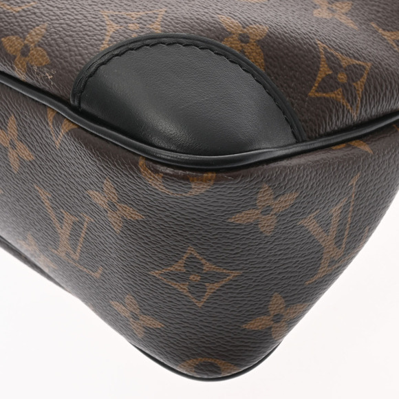 LOUIS VUITTON Monogram Odeon NM Noir Black Canvas Shoulder Bag - Picture 7 of 9